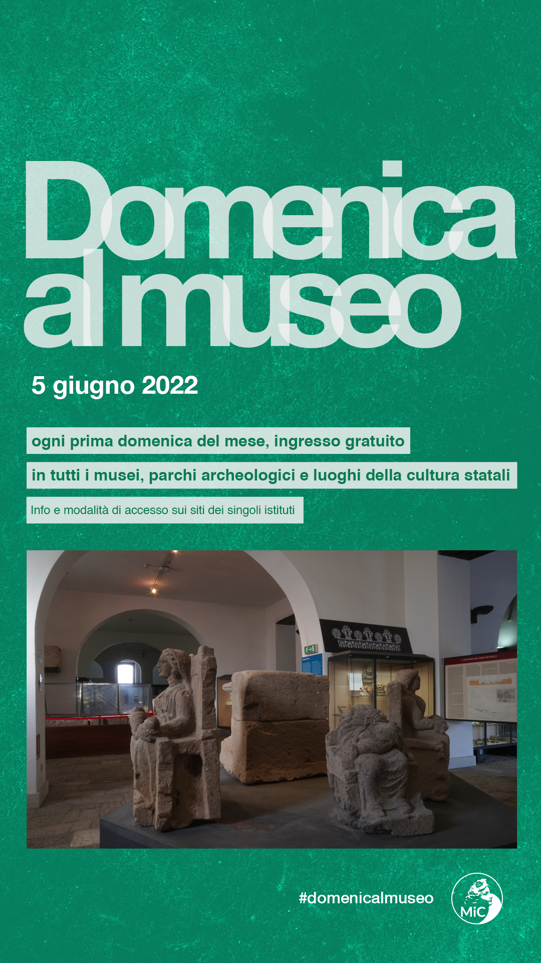 #domenicalmuseo 5 giugno al Museo archeologico dell'antica Capua